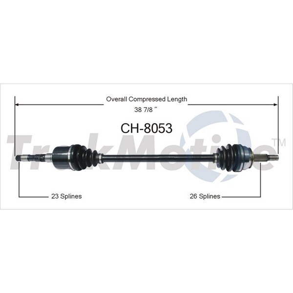 Surtrack Axle Cv Axle Shaft, Ch-8053 CH-8053 - main